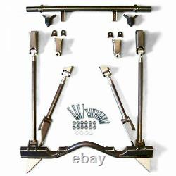 1955-57 Chevy Bel Air Tri-Five Rear Triangulated 4-Link Suspension Kit witho Coils