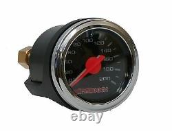 2 Dual Needle Air Gauges & 200psi Display Panel 4 Paddle Switches Air Suspension