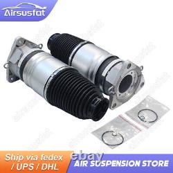 2x For Audi A8 4E2 4E8 02-10 Rear Left&Right Air Suspension Spring Bags witho Jar