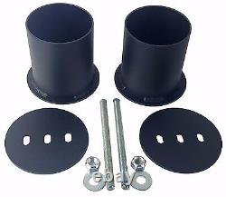 Air Ride Suspension Front & Rear Bag Brackets For 1965-70 Chevy Impala