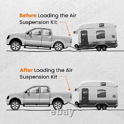 Air Spring Suspension Bags with Compressor Kit for Iveco Daily 35S to 35L 06-14