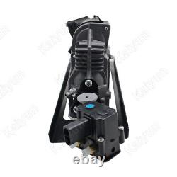 Air Suspension Compressor + Bracket + Valve + Spring For BMW 5 Series E61 Estate