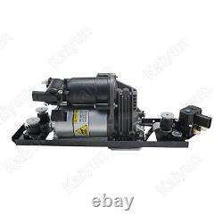 Air Suspension Compressor Pump + Bracket + Solenoid For BMW 5 Series E61 Estate