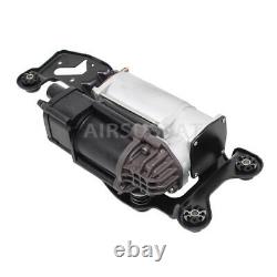 Air Suspension Compressor Pump+Rear Air Spring Bag x2 For BMW X5 F15 X6 F16 F85