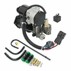 Air Suspension Compressor Pump & Relay & Pipe Kit For Range Rover Sport LR023964