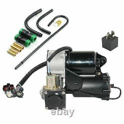 Air Suspension Compressor Pump & Relay & Pipe Kit For Range Rover Sport LR023964