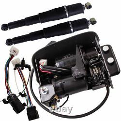 Air Suspension Shock Absorber + Compressor Pump Kit For Cadillac Chevrolet Tahoe