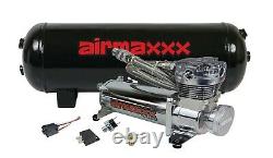 Chrome 480 Air Compressor 3 Gallon Tank Water Drain 150 on 180 off Switch