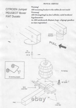 Citroen Relay Air suspension kit 1998-2022 4000kg