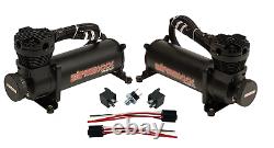 Complete Air Ride Suspension Kit AirLift 27685 3/8 3P Black 480 For 58-64 Impala