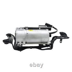 Fit BMW X5 F15 F16 F85 F86 Air Suspension Compressor Pump withBracket 37206875177