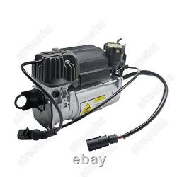 For Audi Q7 4L 06-15 Air Suspension Compressor Pump with Relay+Valve Block UK