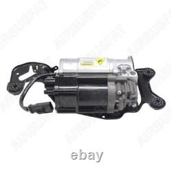 For BMW X5 F15 F85 X6 F16 Air Suspension Compressor Pump & Bracket 37206868998