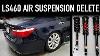 Lexus Ls 460 Air Suspension Conversion Strutmasters Kit Install