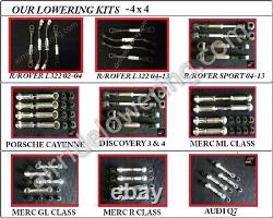 MERCEDES ML 2006-2015 AIR Suspension Lowering Links Full Kit. (4 Links) Full Kit