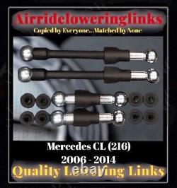 Mercedes CL 216 2006 2014 AIR SUSPENSION LOWERING LINK Kit Free Shipping