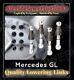 Mercedes Gl 2006 2012 X164 Air Suspension Lowering Link Kit Free Shipping