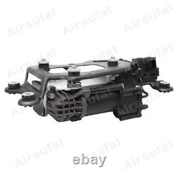 Pair Rear Air Suspension Spring Bags & Air Compressor Pump for BMW X5 F15 X6 F16