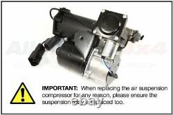 Range rover sport air suspension compressor pump direct fit inc pipe kit dunlop