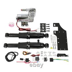 Rear Air Ride Suspension Kit For Harley Touring Bagger Road King Glide 1994-2023