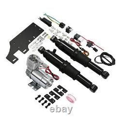 Rear Air Ride Suspension Kit For Harley Touring Bagger Street Road Glide 1994-UP