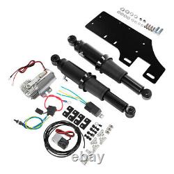 Rear Air Ride Suspension Kit For Harley Touring Electra Street Road Glide 94-Up