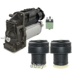 Rear Air Springs+Compressor Pump Fit BMW X5 (E70) X6 (E71, E72)