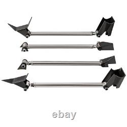 Universal Rear Triangulated 4 Link Kit + Brackets 2500 Bags Air Ride Suspension