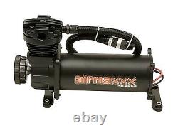 Airmaxxx Black 480 Kit Compresseur D'air Avec Relocalisateur De Filtre D'admission D'air 180 Psi