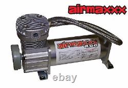 Les Compresseurs D'air 400 Étain Airmaxxx 5 Gallons Réservoir D'air 200psi Kit De Suspension Pneumatique