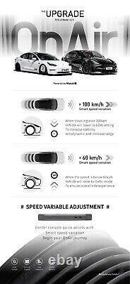 OnAir par MasoAir Tesla Model 3 / Y Kit Complet de Suspension Pneumatique Premium