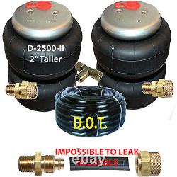 V 2 Air Ride Suspension 2500-ii (2 Taller) Air Bags 3/8 Airline & Fits
